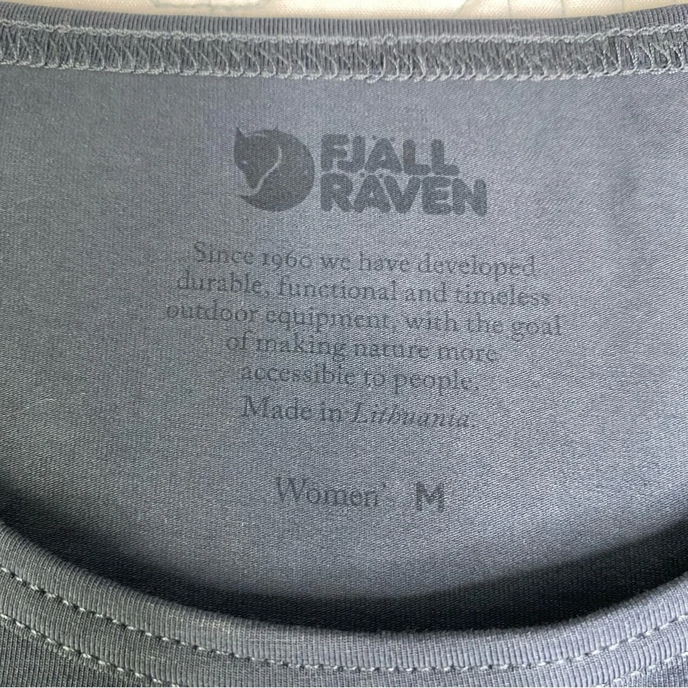 Fjallraven Womens High Coast Cotton Short Sleeve Dress Sz M Blue Gray - Picture 4 of 13